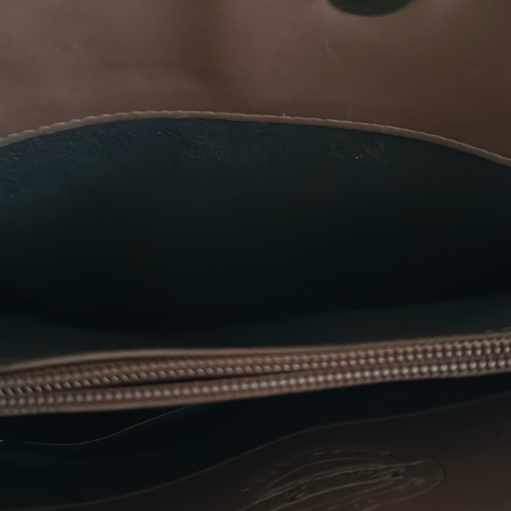 Laptop shoulder bag -  burgundy leather